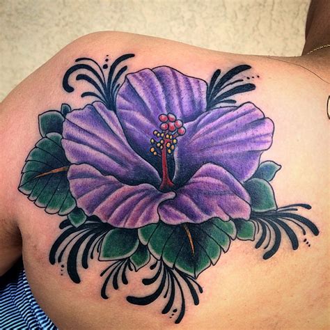 75+ Best Hibiscus Flower Tattoo Meaning & Designs - Art of Nature (2018)