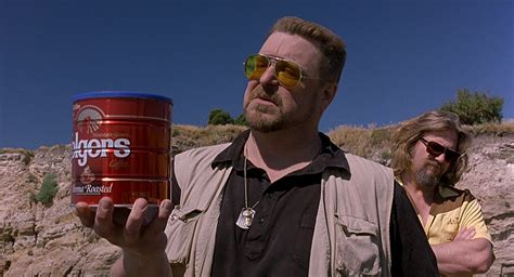 Folgers Coffee Can Held By John Goodman As Walter Sobchak In The Big ...