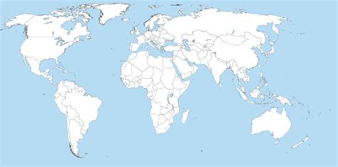 blank world map - Map Pictures