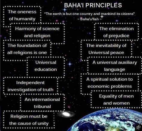 Baha'i Principles Bahai Quotes, Baha I Faith, Unity In Diversity, Abha ...