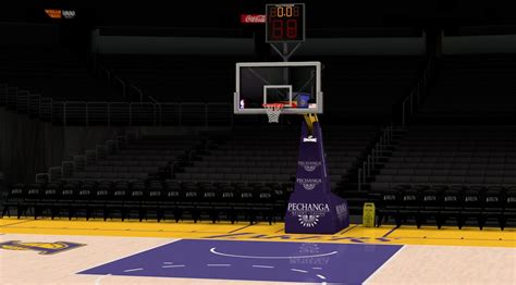 Nba Basketball Court Floor Lakers