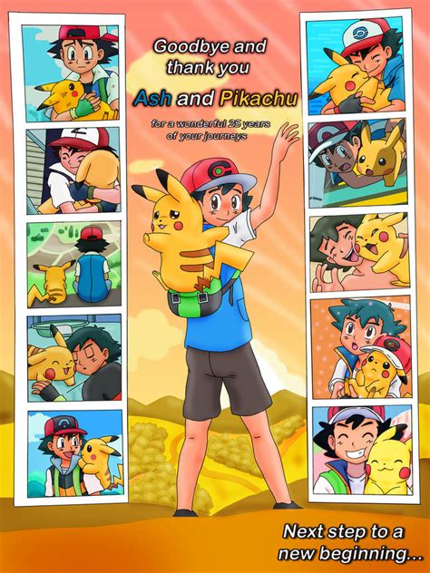 Goodbye Ash and Pikachu by MajkaShinoda626 on DeviantArt