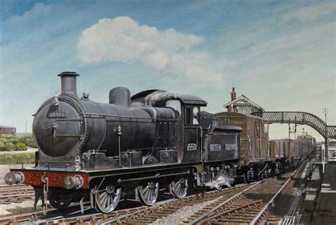 J17 Steam Engine at March Station, Cambridgeshire | Art UK