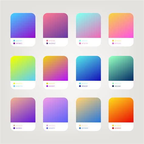 Website or ui ux Gradient Vector Pack 641203 Vector Art at Vecteezy