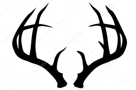 DEER ANTLERS — Stock Vector © JOHNDESIGN7483 #19099509