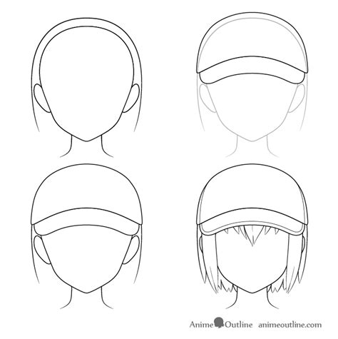 How to Draw Anime Hats & Head Ware - AnimeOutline