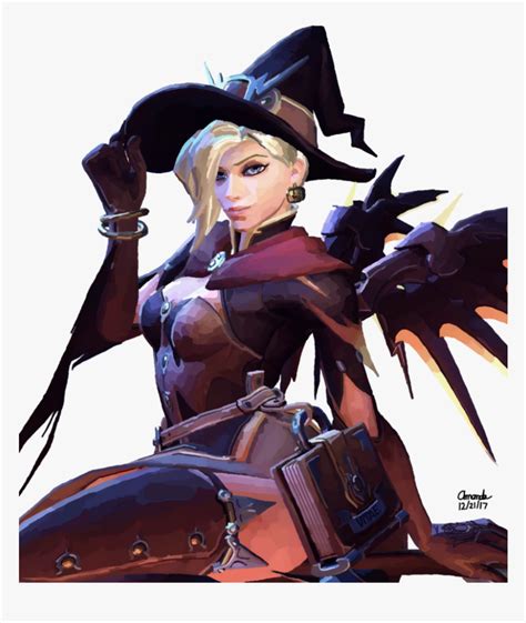 Mercy Witch Png - Mercy Witch Skin Overwatch, Transparent Png ...