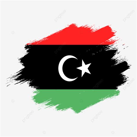 Libya Vector Flag, Flag, Vector Flag, Grunge Flag PNG and Vector with ...