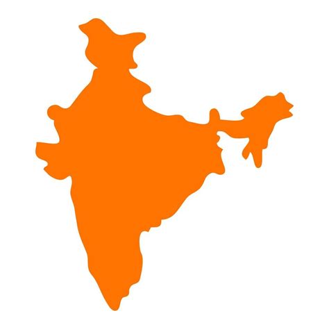 India map on white background 4710708 Vector Art at Vecteezy