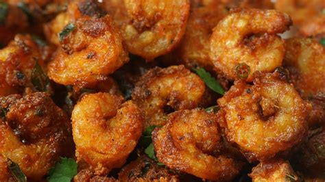 Prawns Fry Recipe | Steffi's Recipes