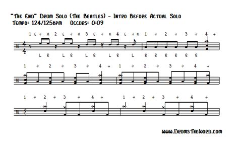 How To Play "The End" Drum Solo (The Beatles: Ringo Starr ...