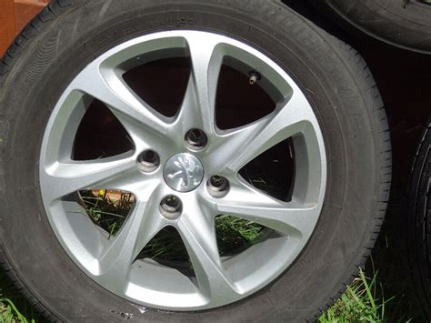 Details about PEUGEOT 208 ALLOY WHEELS 7 SPOKE 185/65/15 207 206 307 ...