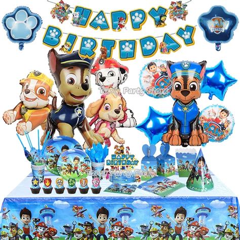 PAW Patrol Birthday Party Decoration Toy Hat Kids Gift Aluminum Foil ...