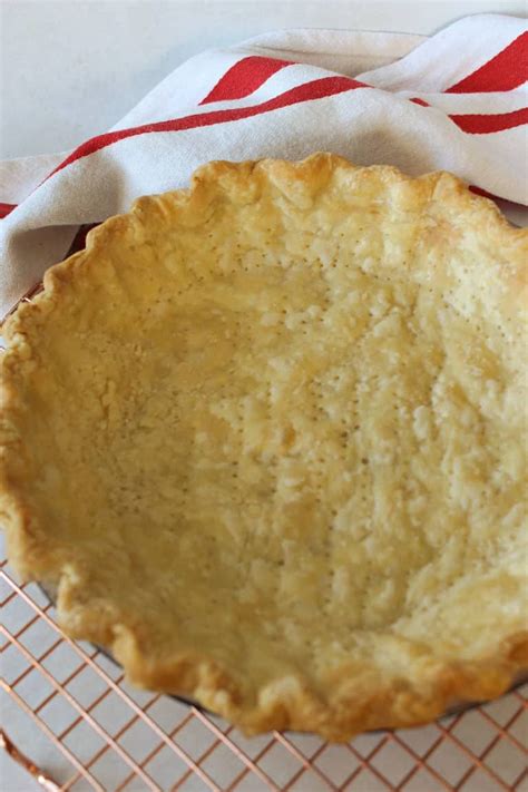 Single flaky pie crust with blind baking instructions – Artofit