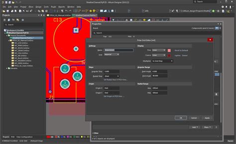 Altium Designer PCB Layout with Grid-Selection Shortcuts | PCB Design ...