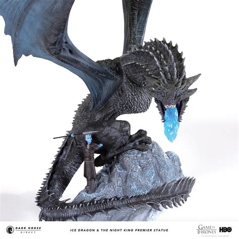 Game of Thrones: Ice Dragon & The Night King Premier Statue – Dark ...