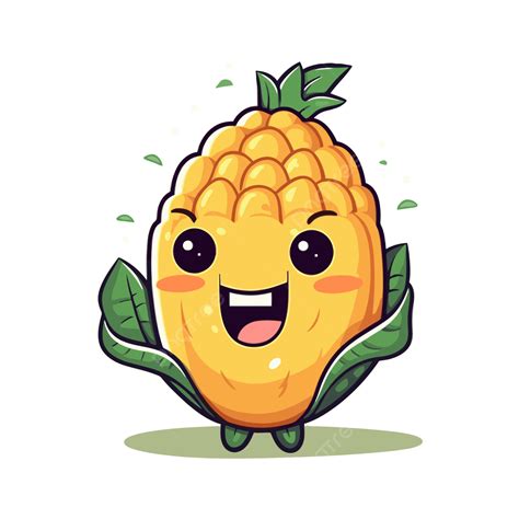 Clipart Jagung Menggemaskan Jagung Lucu Vektor Ilustrasi Vektor Kartun ...