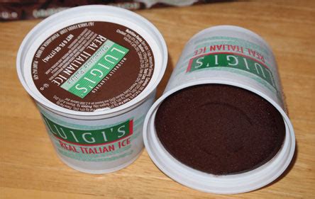 On Second Scoop: Ice Cream Reviews: Luigi's Chocolate Fudge Italian Ice