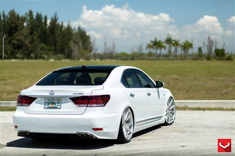 Fascinating Stanced White Lexus LS Boasts Custom Parts White Lexus ...