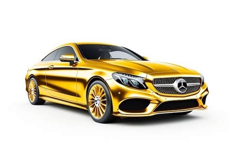 Premium AI Image | a gold car with the logo for the brand of the car