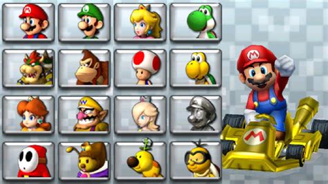 Mario Kart 7 HD - All Characters - YouTube