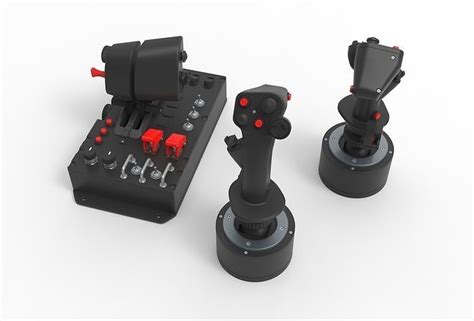 Aircraft control joystick 3D model | CGTrader