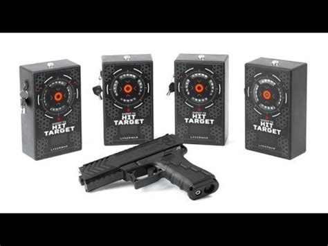 Laser tag shooting gallery and gun range with RGB Target - YouTube