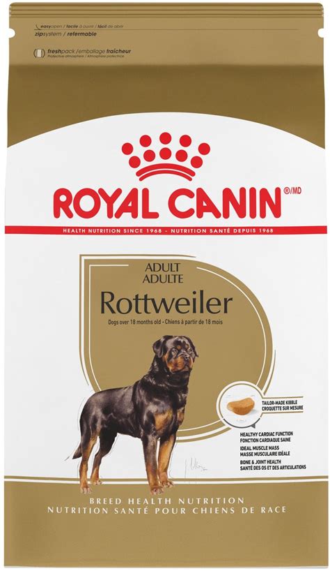 Royal Canin Rottweiler Adult Dry Dog Food, 30-lb bag - Chewy.com