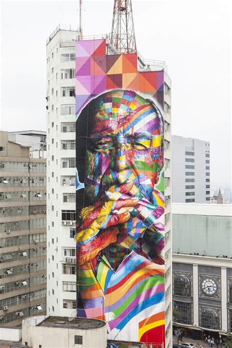 Eduardo Kobra New Mural In Sao Paulo, Brazil – StreetArtNews