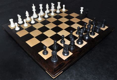 Sweet Hill Wood Chess Boards. Wenge Chess Board with 2¼ inch squares