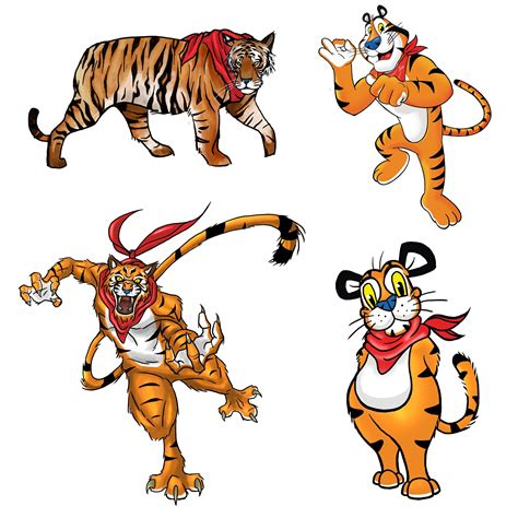 Moar Art: Tony the Tiger Variations