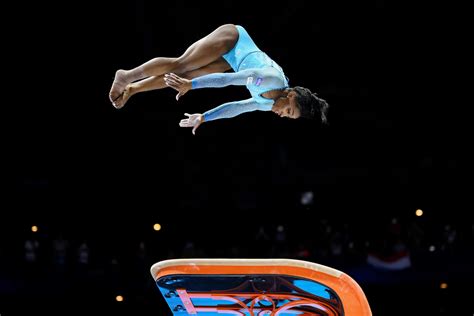 Simone Biles returns to world stage with historic vault now to be named ...