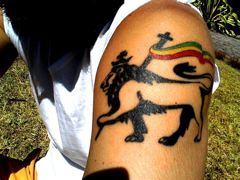 Lion of Judah Rasta Tattoo Rasta Tattoo, Tribal Lion Tattoo, Lion Head ...