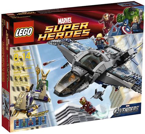 LEGO Marvel Super Heroes Avengers Quinjet Aerial Battle Set 6869 - ToyWiz