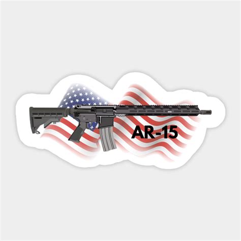 AR-15 Semi-automatic Rifle - Ar 15 - Sticker | TeePublic