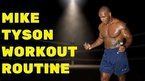 Mike Tyson Workout Routine, Squats And Diet - Fitness Who