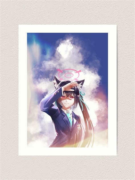 "BlueArchive fanart by horoharo" Art Print for Sale by horo-haro ...