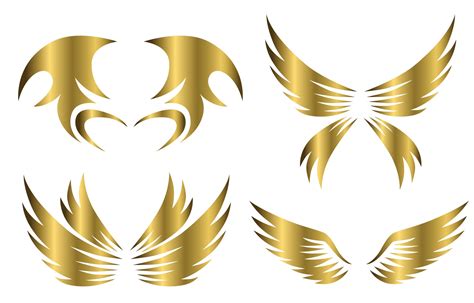 Gold Wings Logo Vector Art, Icons, and Graphics for Free Download