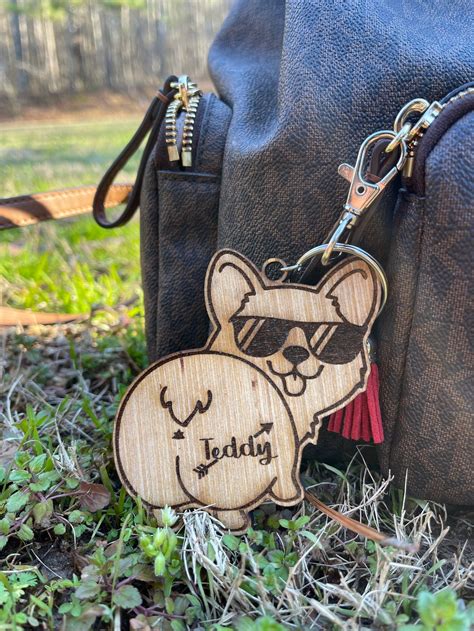 Corgi Keychain Personalized Corgi Gift Corgi Mom - Etsy