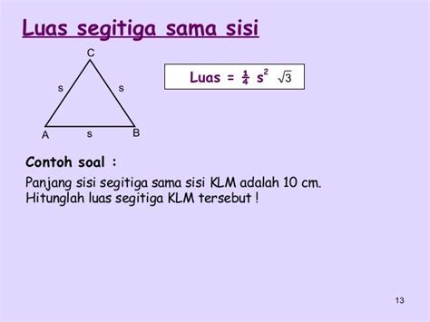 Trend Contoh Soal Segitiga Sama Sisi