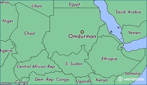 Where is Omdurman, The Sudan? / Omdurman, Khartoum Map - WorldAtlas.com