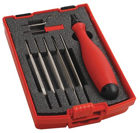 SHAVIV Deburring Tool Set, Plastic, Hi Speed Stl. - 45NY03|154-00030 ...