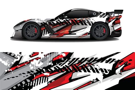 sport car decal wrap design vector | Car decals, Sports car, Car wrap ...