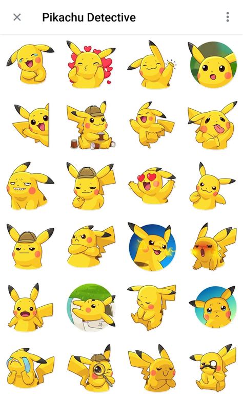 Pikachu Detective Telegram sticker packs | Pikachu art, Pikachu drawing ...