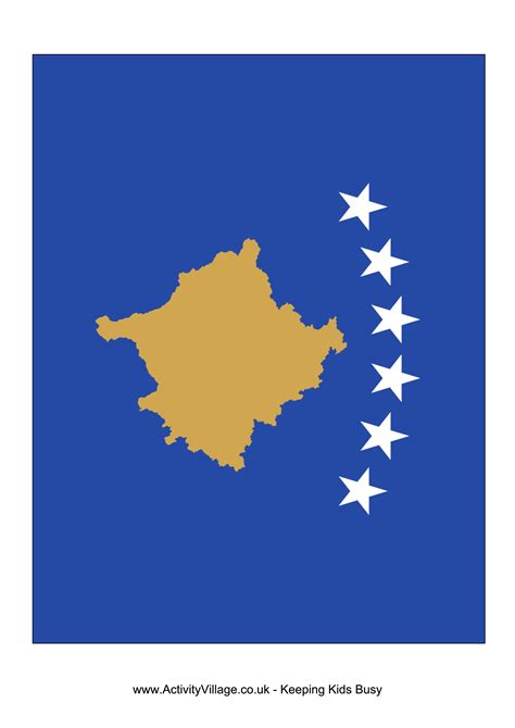 Kosovo Flag | Templates at allbusinesstemplates.com