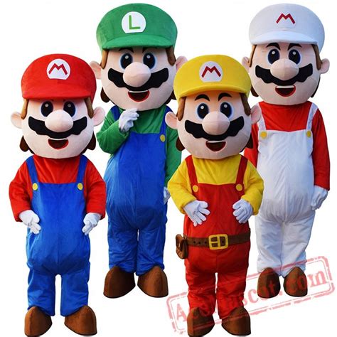 Super Mario Mascot Costume for Adults