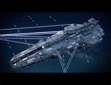 ArtStation - Space Battleship, Misuo WU | Space battleship, Battleship ...