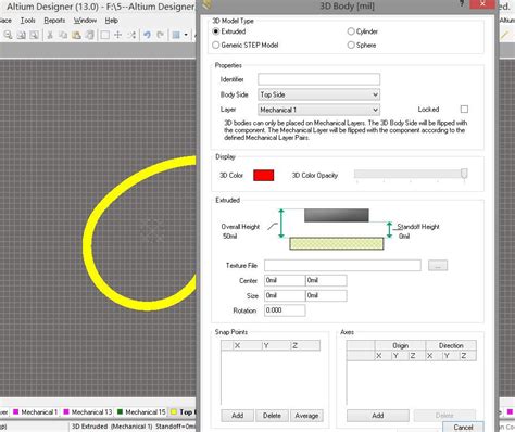 Altium Designer 3D Components Draw Easy Tutorials