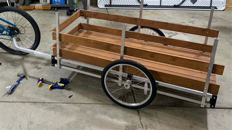 Building A Bike Cargo Trailer With Wike’s DIY Bicycle Kit - YouTube