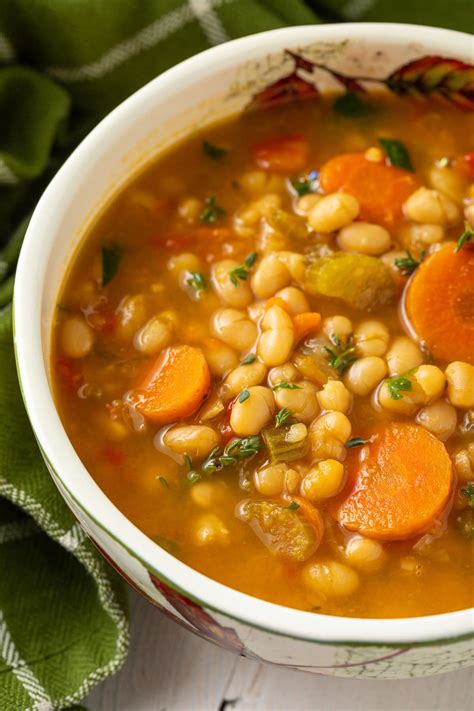 Vegetarian Navy Bean Soup Recipe - A Spicy Perspective